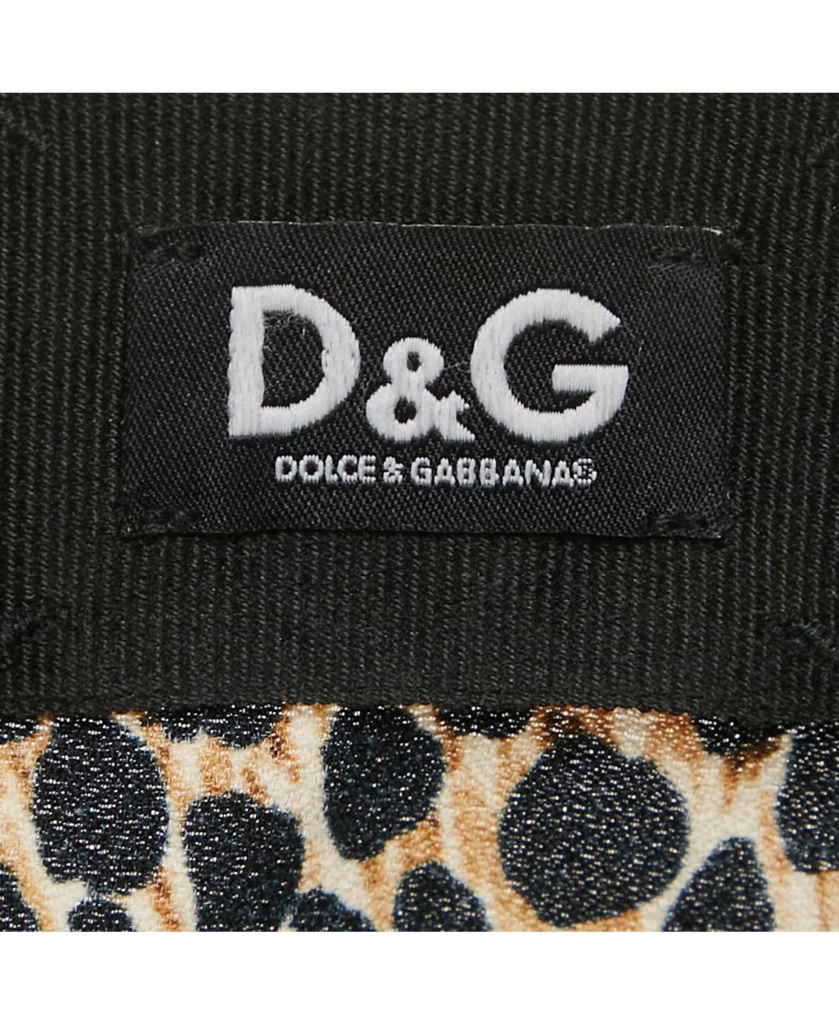 Pre-Owned Dolce & Gabbana Women's Brown Animal Print Crepe Midi Skirt