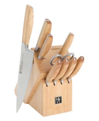 Pakka 10-Pc. Stainless Steel Knife Block Set