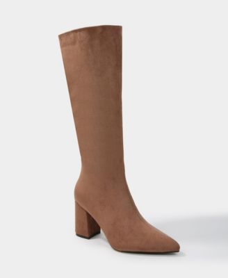 Adele Block Heel Knee High Boots