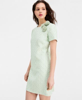 Women's Pom Pom Textured Dress