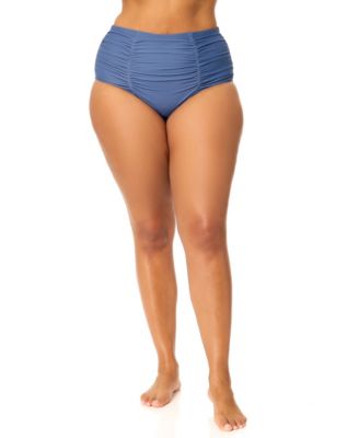 Plus Size Trendy Costa Full-Coverage Swim Bottoms