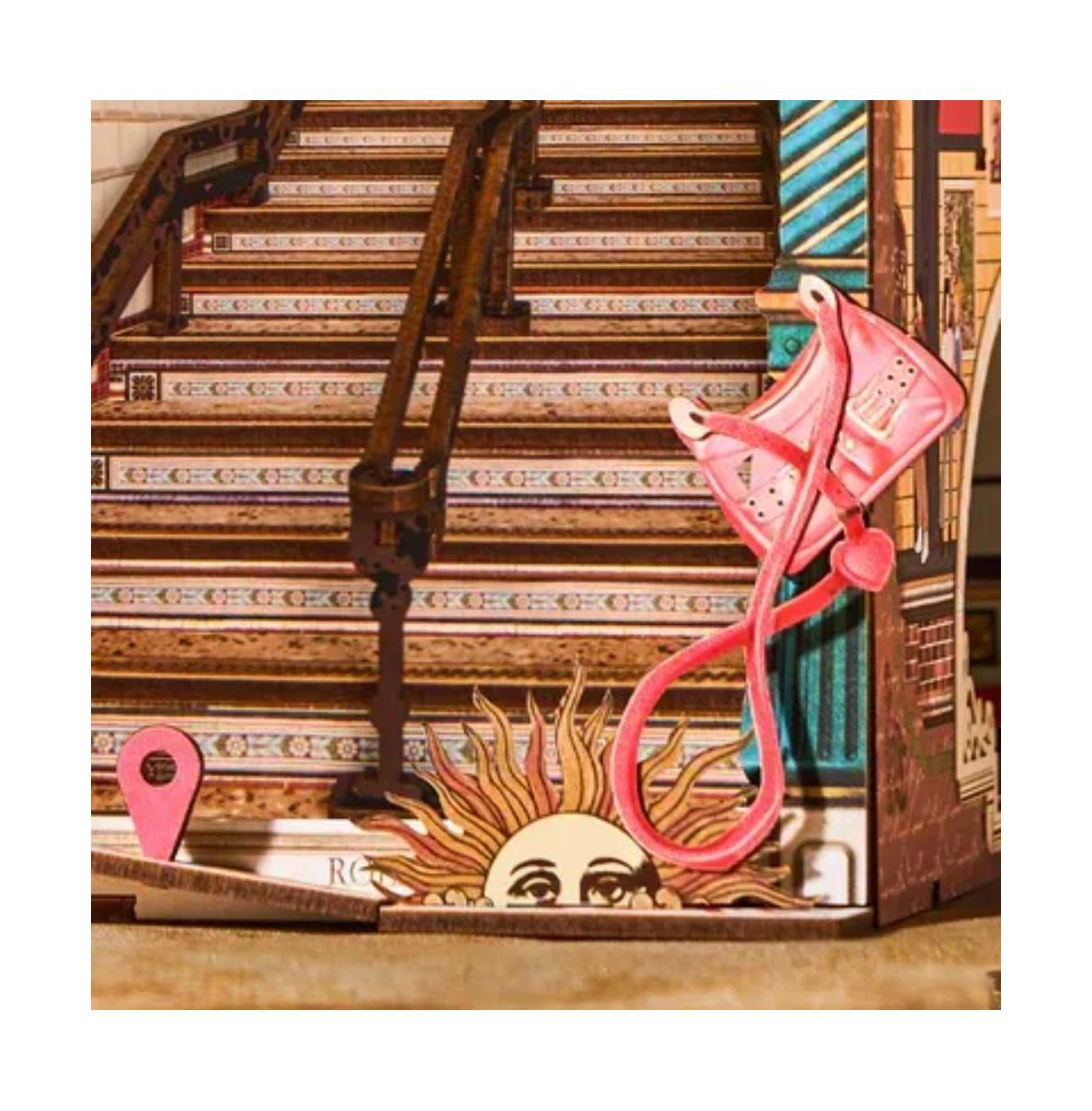 Flash Popup Diy 3D Book Nook Kit: Street Scene 196 pieces