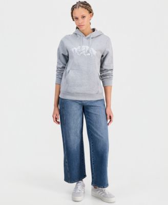 Women's Evolution Sparkle Graphic Cotton Hooded Sweatshirt