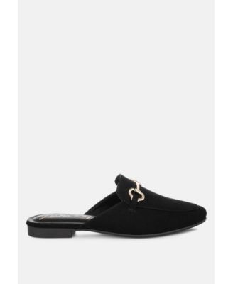 Women's Alpine Horsebit Detail Mules