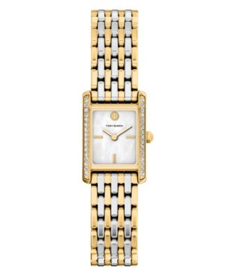 Women's The Eleanor Small Quartz Two-Hand Two-Tone Stainless Steel Watch, 22mm