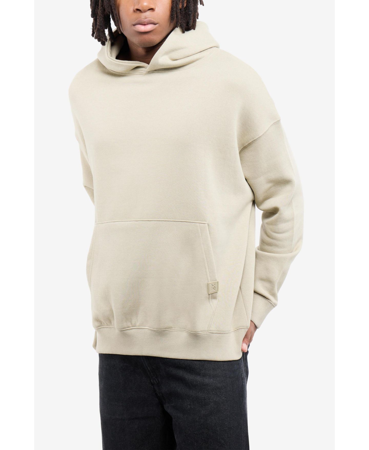 Мужское худи XRAY X RAY Oversized Drop-Shoulder Long-Sleeve Pullover, цвет: Бежевый, вариант 1 — фото 6