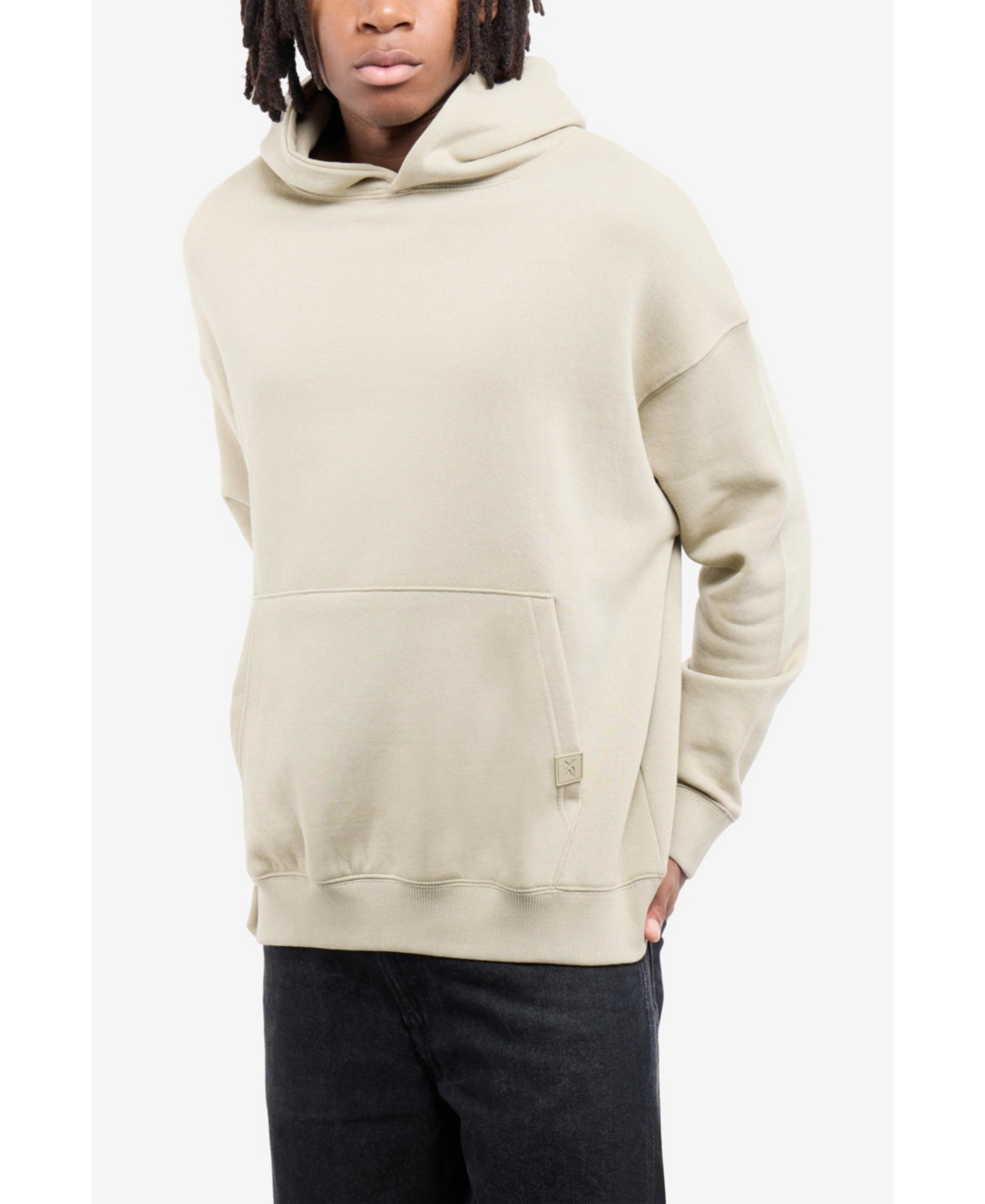 Xray Men's Oversized Drop-Shoulder Long-Sleeve Pullover Hoodie