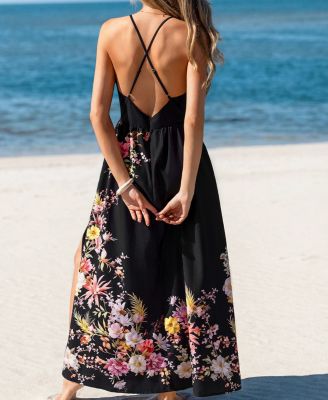 Women's No Explanation Floral Maxi Beach Dress
