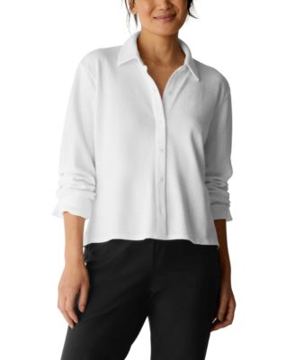 Women's Classic Collar Short Shirt