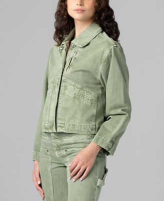 Women's Collared Twill Jacket