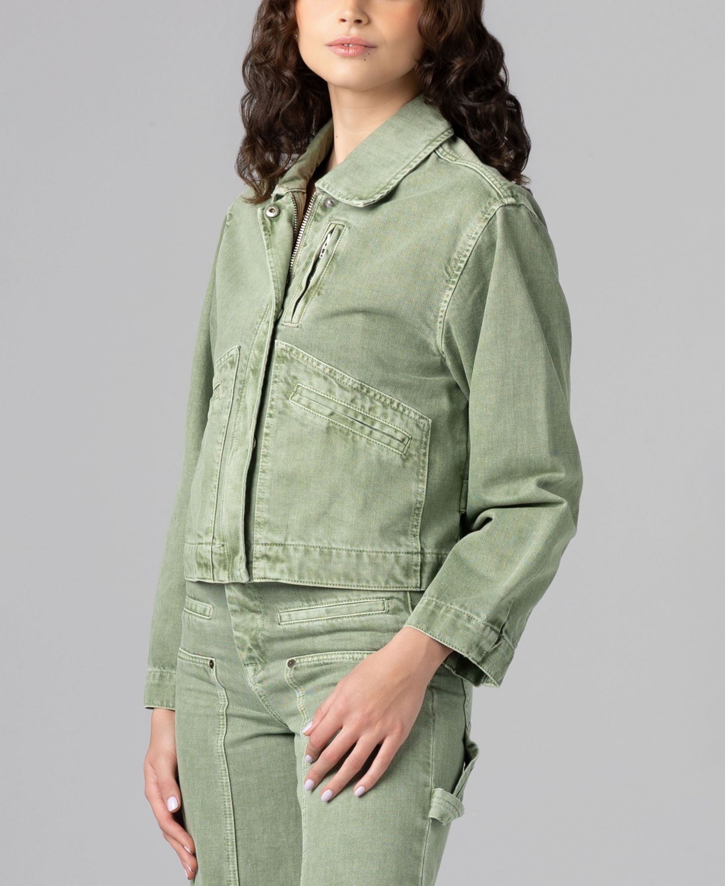 Женская куртка Blank NYC Collared Twill, цвет: Клетчатый — фото 4