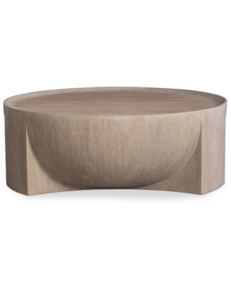 Loggia 17" Wood Scalloped Coffee Table
