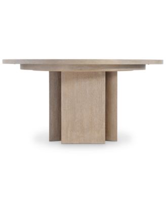 Loggia 5-Pc. Wood Round Table and Upholstered Arm Chairs Dining Set