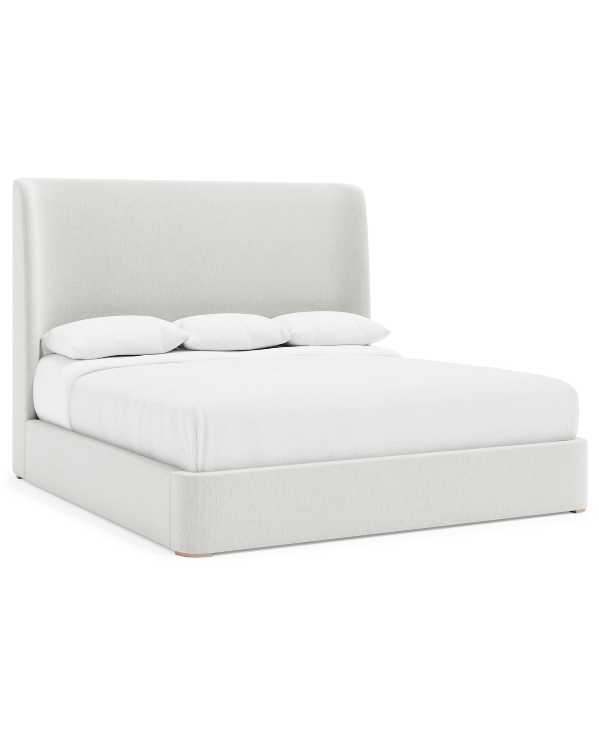 Bernhardt 3-Pc. Wood Loggia Bedroom Set King Bed, Dresser and Accent Nightstand