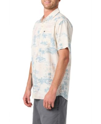 Men's Oasis Standard Short-Sleeve Printed Woven Shirt