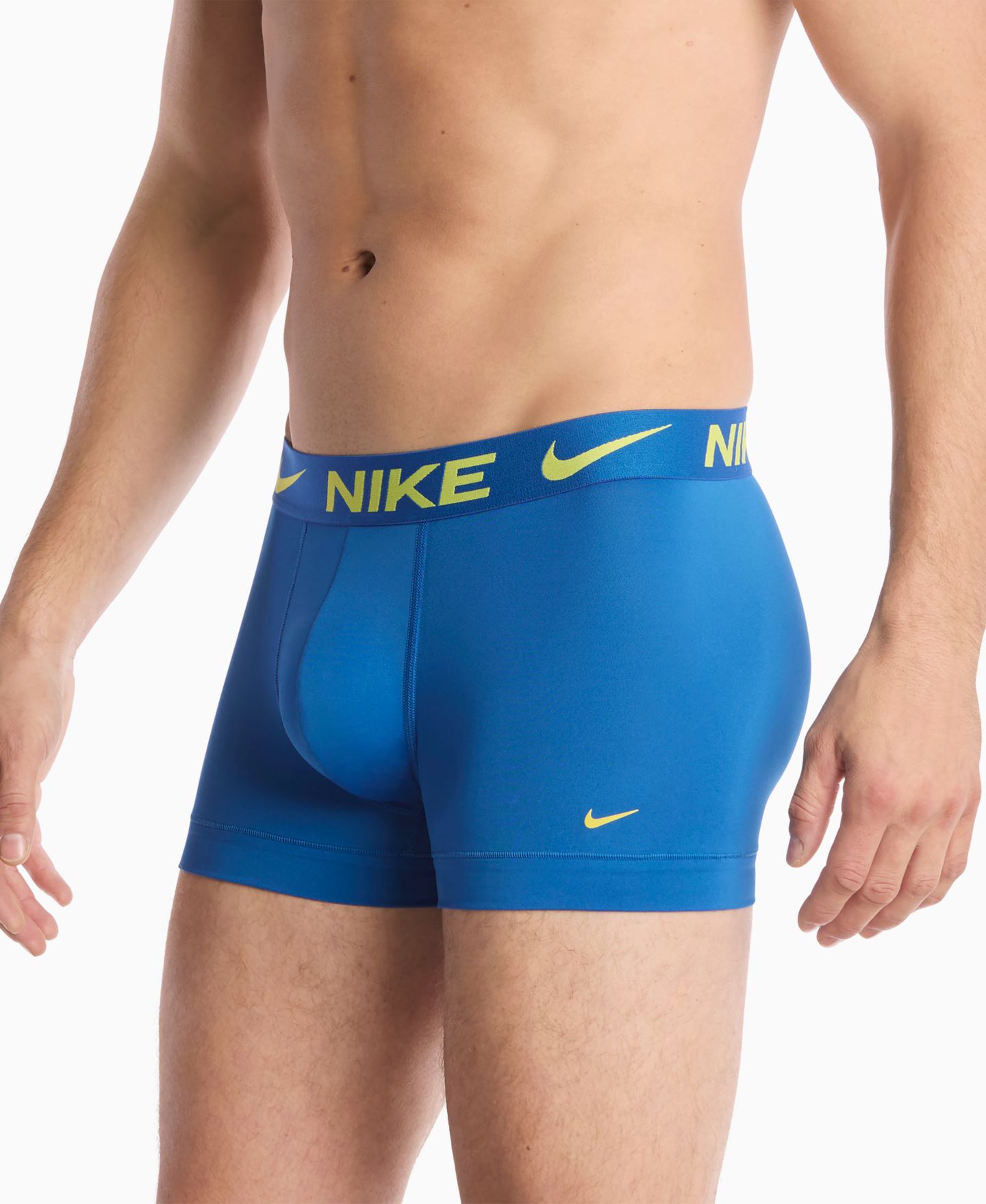 Бельё Micro для мужчин, 3 шт. — Nike, цвет: Яркий синий / Антрацитовый — фото 3