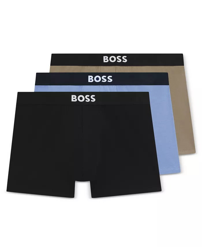 Men's 3-Pack Stretch Cotton Boxer Briefs - thumbnail 6
