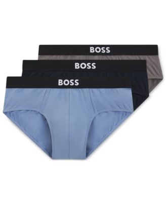 Men's Boss One Hip Briefs Underwear, 3-Pack Set