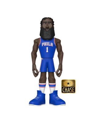 Philadelphia 76ers NBA Gold 12 Inch Vinyl Figure | James Harden Chase