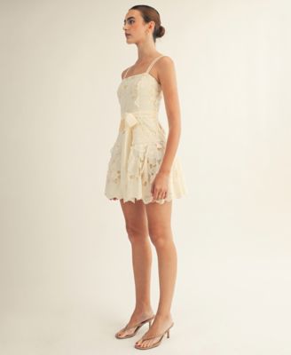 Women's Square Neck Mini Dress