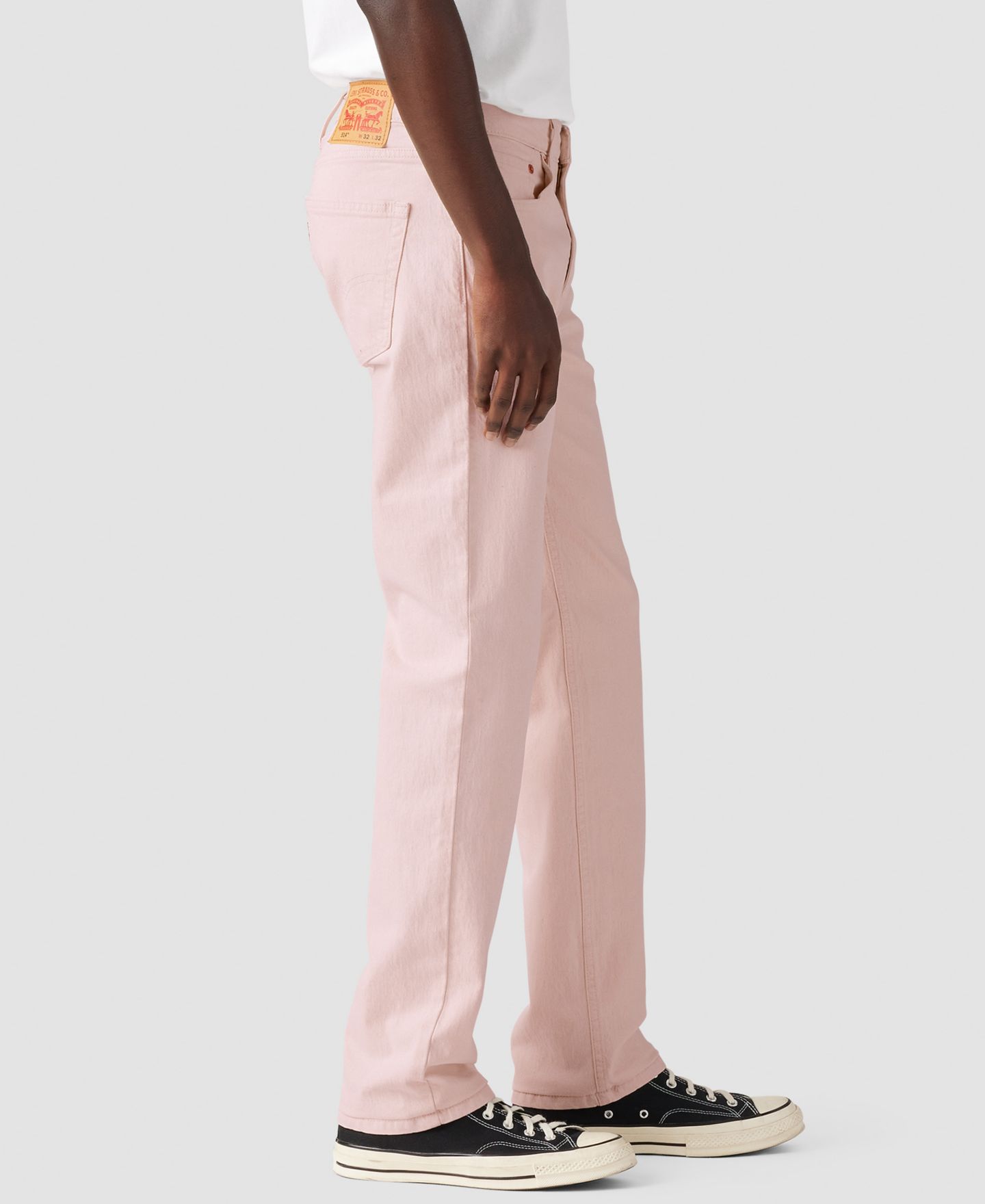 Мужские джинсы Levi's 514™ Straight-Fit, цвет: Розовый — фото 5