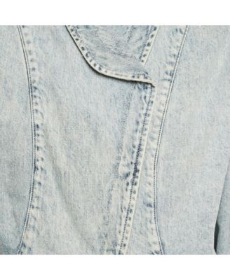 Women's Blue Denim Crossover Pauline Jacket