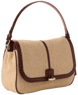 Jolene Raffia Medium Shoulder Bag