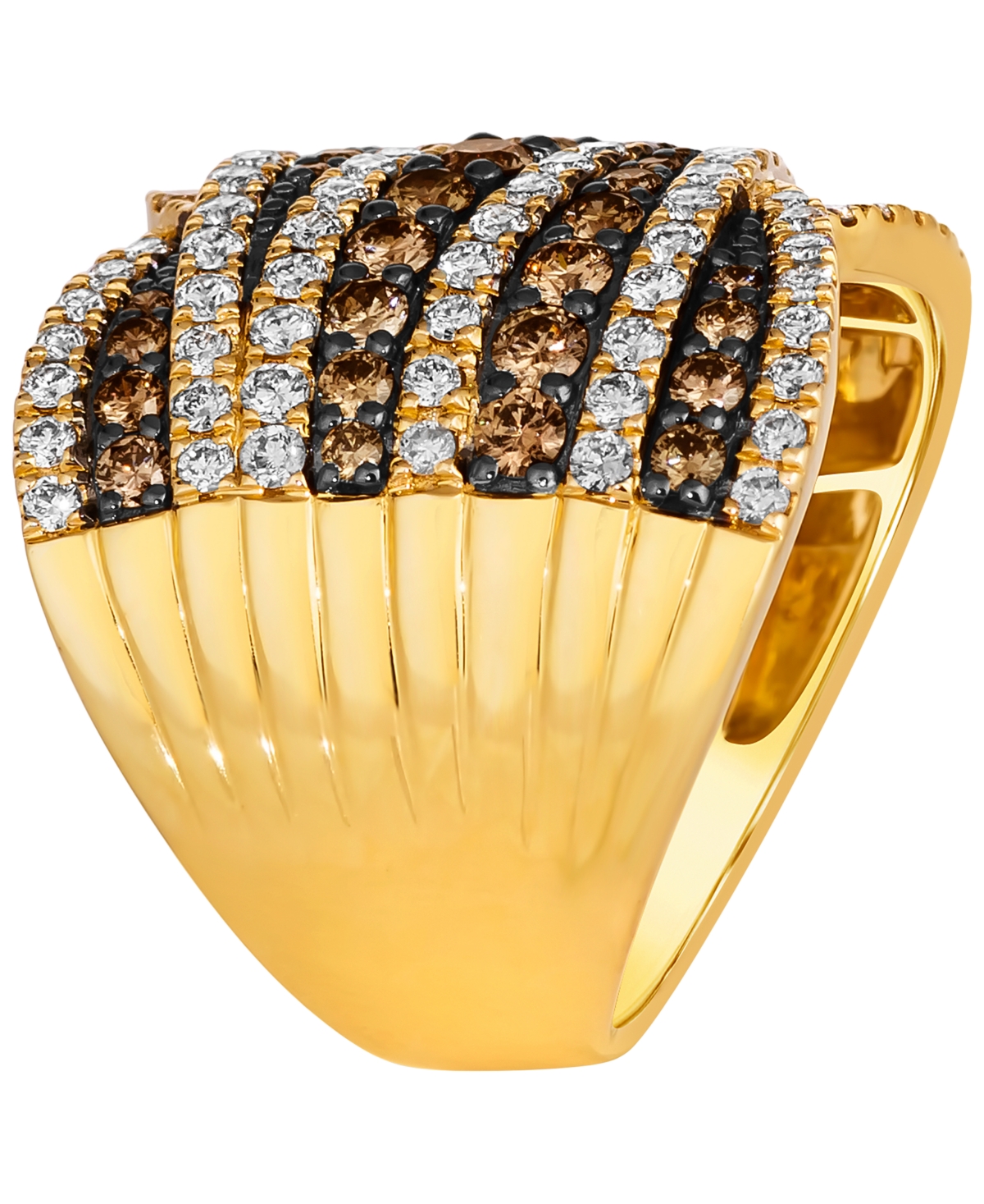 Le Vian Chocolate Diamond (1.14 ct. t.w.) & Nude Diamond (1.22 ct. t.w.) Ring in 14k Honey Gold