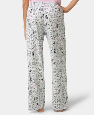 Women's Cotton Printed Mid-Rise Pants
