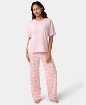 Women's Cotton Short-Sleeve Boxy Sleep T-Shirt