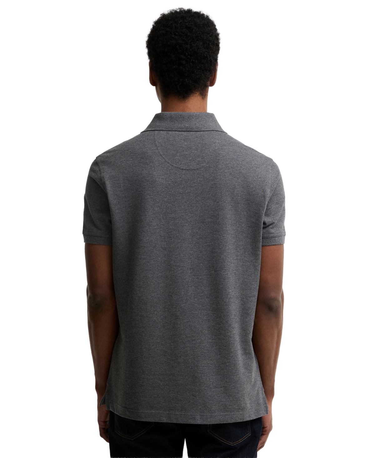 Barbour Men's Tartan Pique Polo Collar Shirt