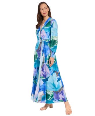 Petite Printed Maxi Dress