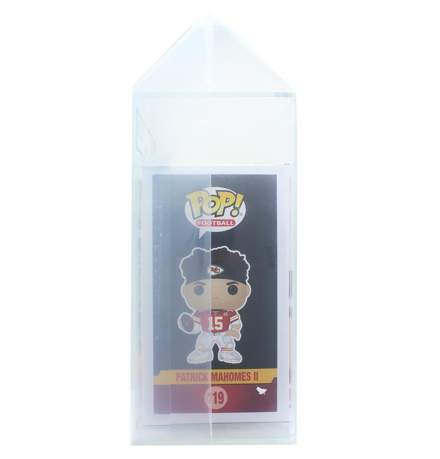 Детская фигурка Funko Pop! Kansas City Chiefs Patrick Mahomes II AFA 9.0 Graded Vinyl Action Figure, Ages 3+ — фото 2