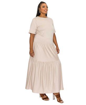 Plus Size Jourdan Tiered Maxi Dress