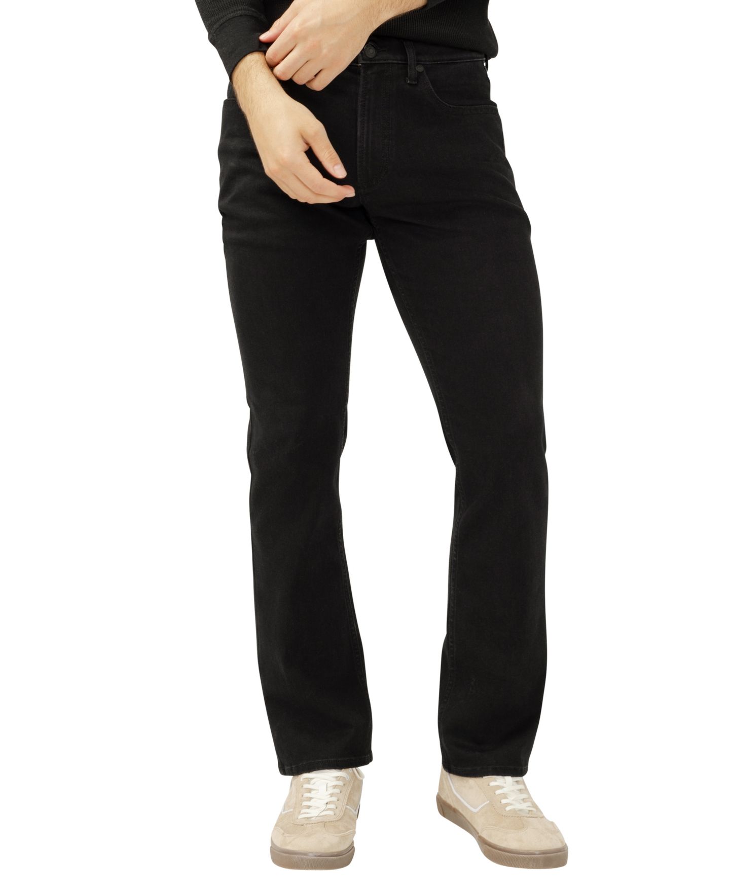 Мужские джинсы Silver Jeans Co. Allan Slim-Fit Stretch, цвет: Чёрный — фото 1