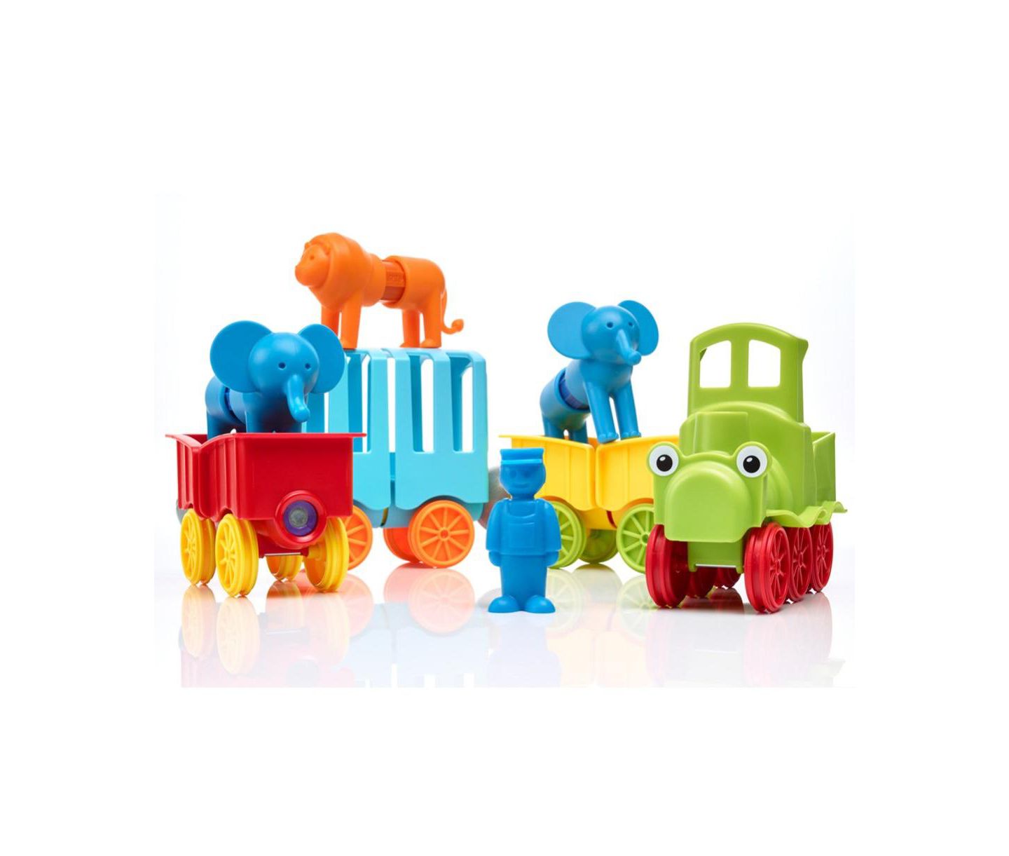 Детский конструктор Smart Toys & Games Animal My First Magnetic 22-Piece Building Set, Ages 1-1/2+, цвет: Разноцветный — фото 2