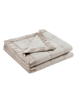 Windom Lightweight Down Alternative Satin Trim Blanket, Twin