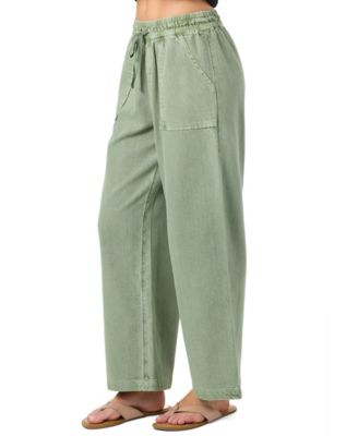 Women's Sevie Patch Pocket Woven Pull-On Pants