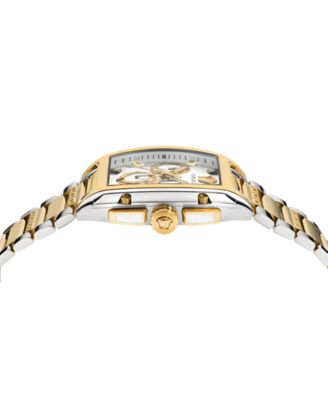 Men's Dominus Two-Tone Stainless Steel Bracelet Watch, 42X50mm