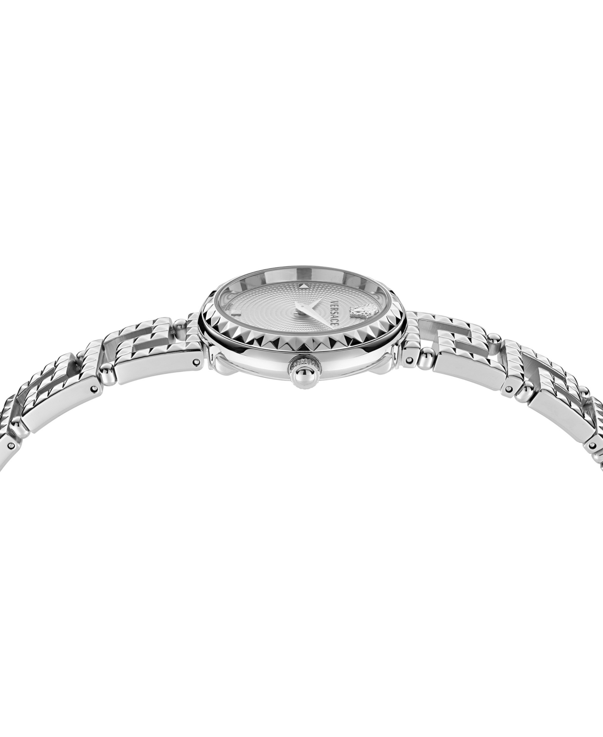 Versace Women's Greca Goddess Silver Stainless Steel Bracelet Watch