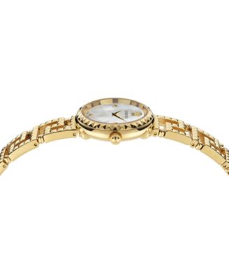 Women's Greca Goddess Gold Stainless Steel Bracelet Watch, 28mm