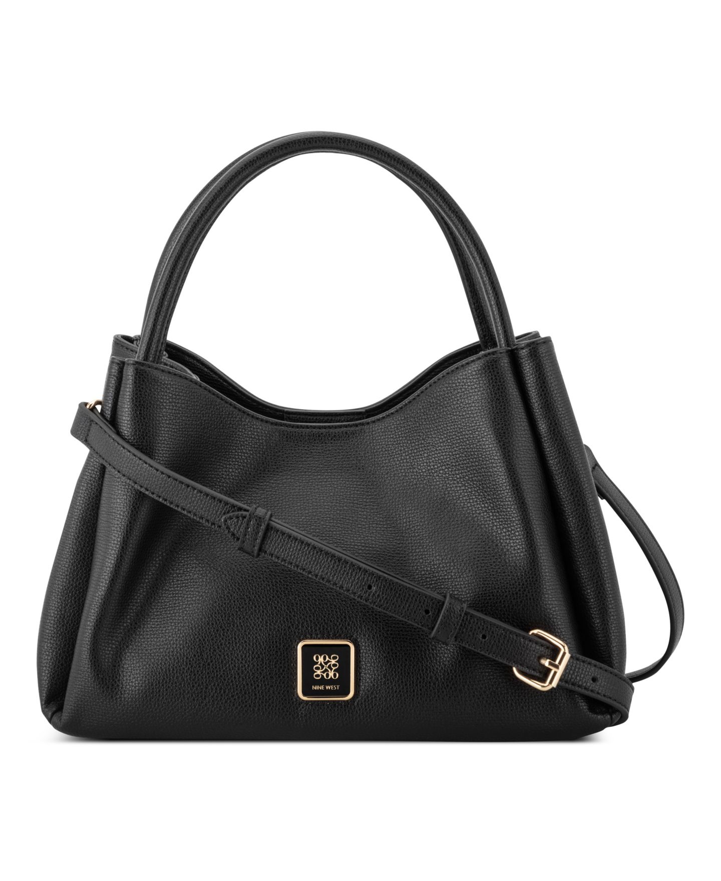 Женская сумка Nine West Wrenly Small Satchel, цвет: Чёрный — фото 6