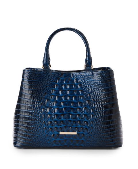 Женская сумка Brahmin Denise Small Melbourne Medium Leather Satchel, цвет: Anchor