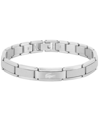 Men's Stencil Gold-Tone Stainless Steel Bracelet