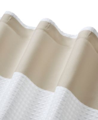 Madison Park Spa Waffle 3M-Scotchgard Shower Curtain, 72" x 78"