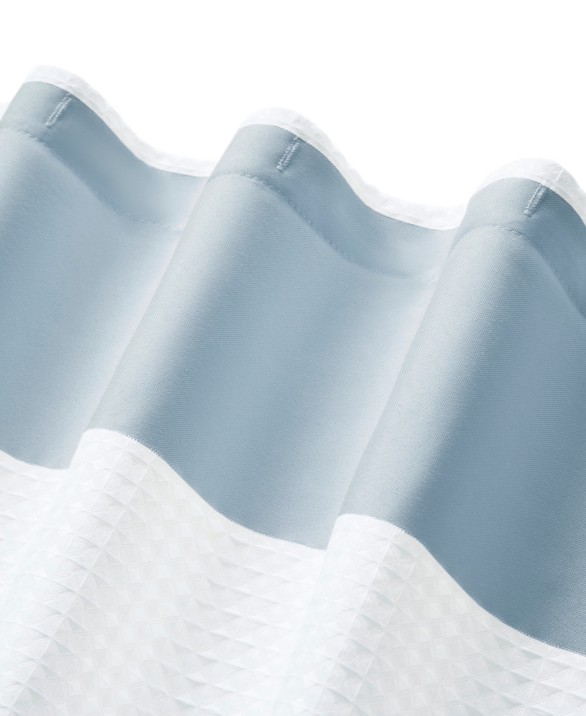 Madison Park Spa Waffle 3M-Scotchgard Shower Curtain