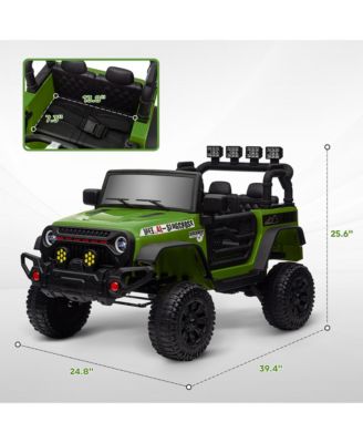 Kids 12V Electric Ride On Car with Parent Remote Control and Shock Absorbing Wheels for Ages 3 to 6