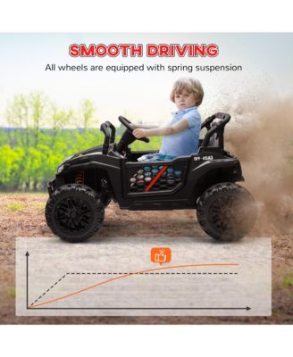 Kids 12V Electric Ride On Car with Dual Motors Parent Remote Control and Suspension for Ages 3 to 6