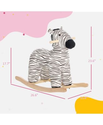 Toddler Plush Rocking Horse with Sound Effects for Ages Two to Four