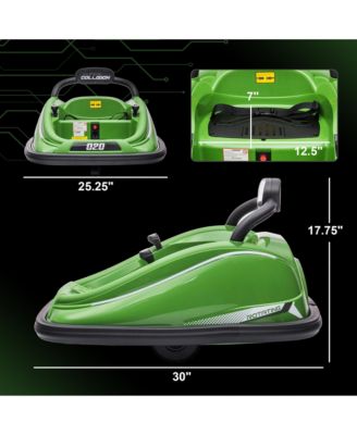 Kids Electric Bumper Car with 360 Spin Music and Parent Remote for Ages 3 to 5